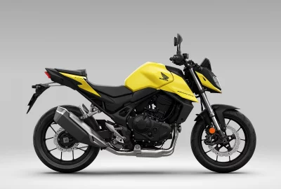 Moto Honda Hornet coloris jaune