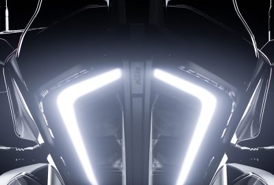 Moto KTM 890 Adventure R phare