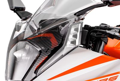 Moto KTM RC 125 phare avant