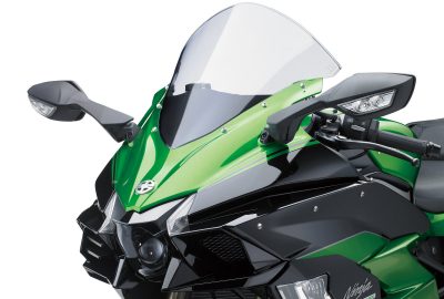 Moto Kawasaki Ninja H2 SX bulle